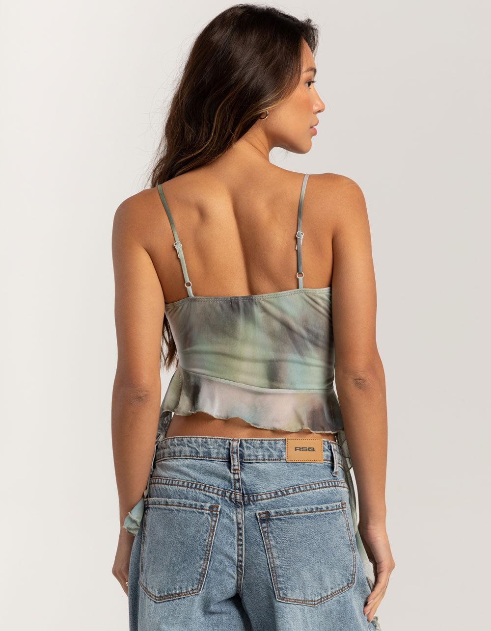 FULL TILT Waterfall Womens Cami - BLUE Product Image