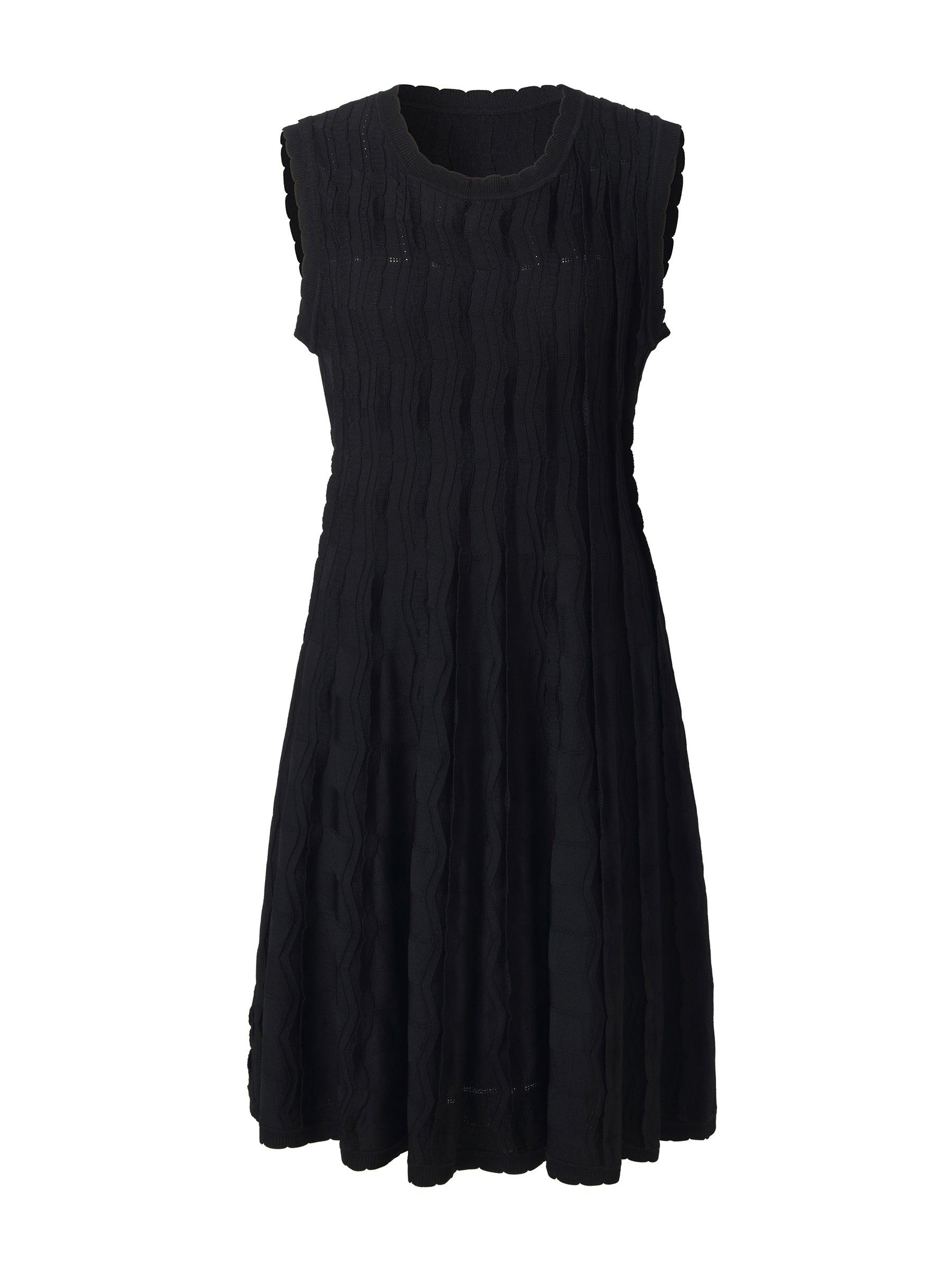 Stretch Jacquard Women Knit Mini Dress Product Image