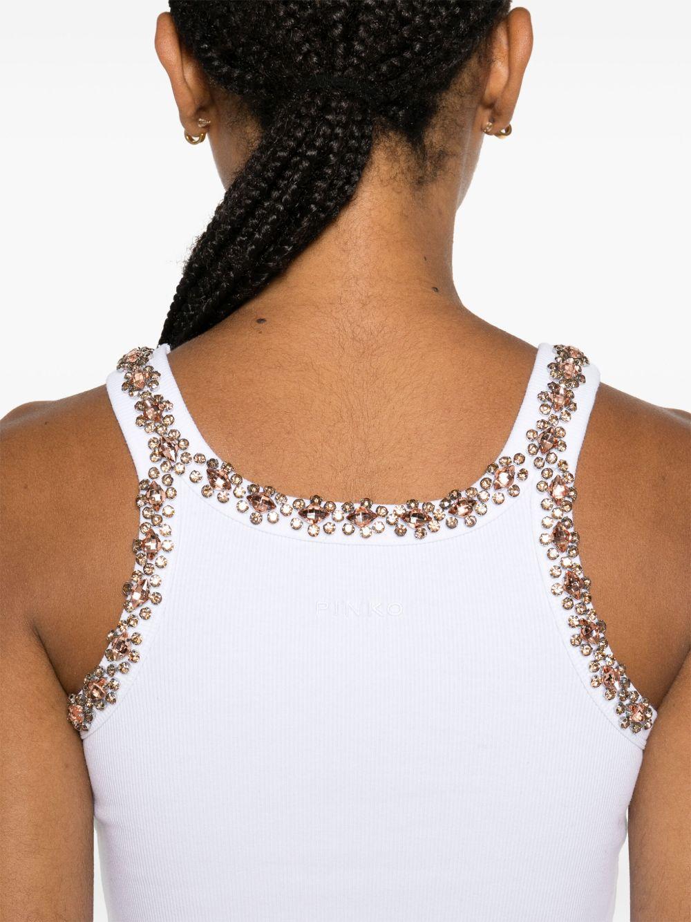 crystal-embellished tank top Product Image