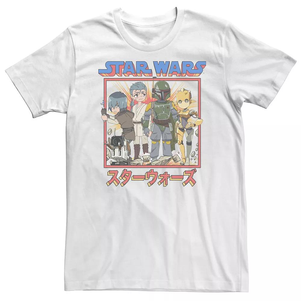 Big & Tall Star Wars: Visions Anime Group Poster Tee, Boy's,  Product Image