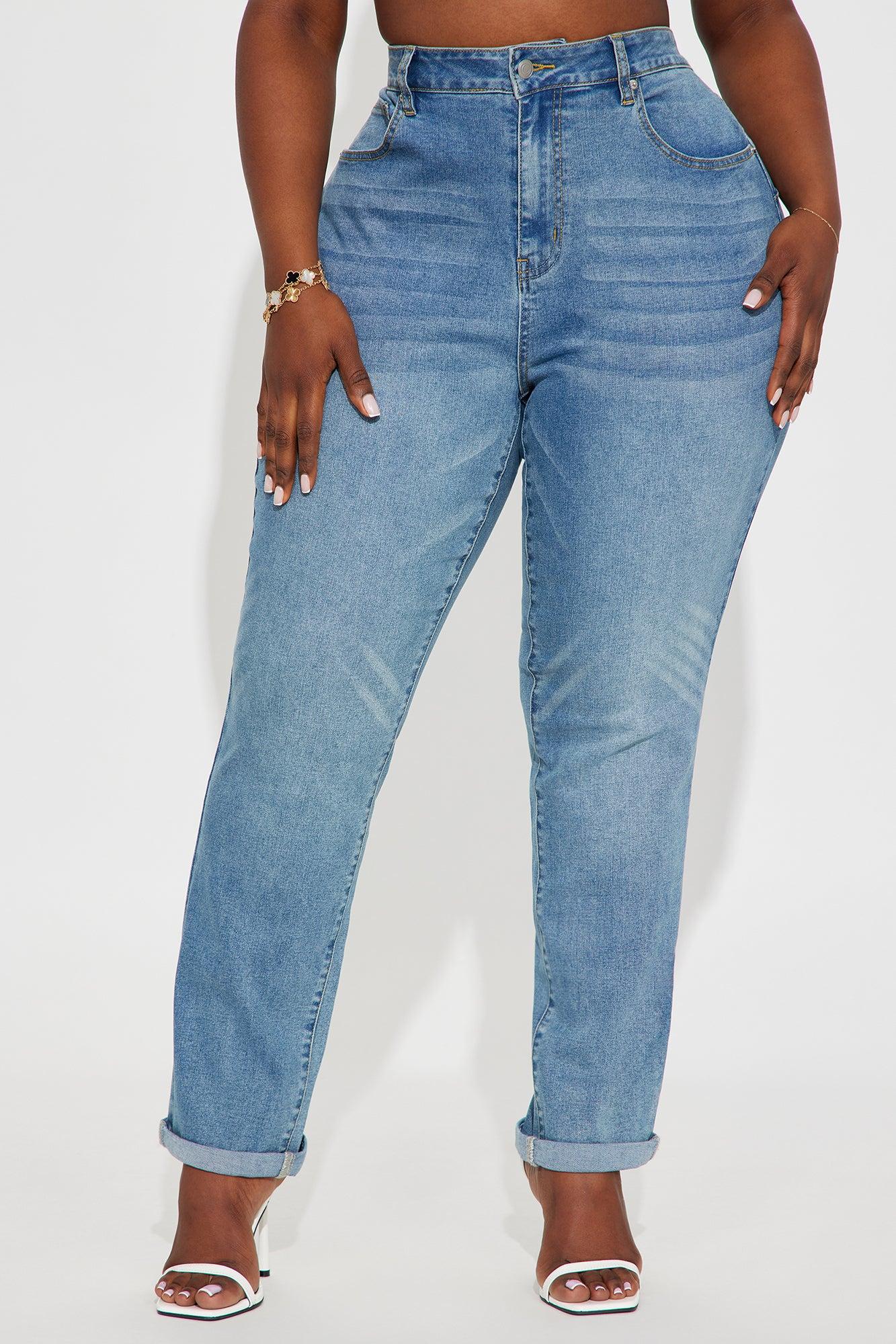 Tall Clara Super Stretch Sculpting Mom Jeans - Medium Wash Female Product Image