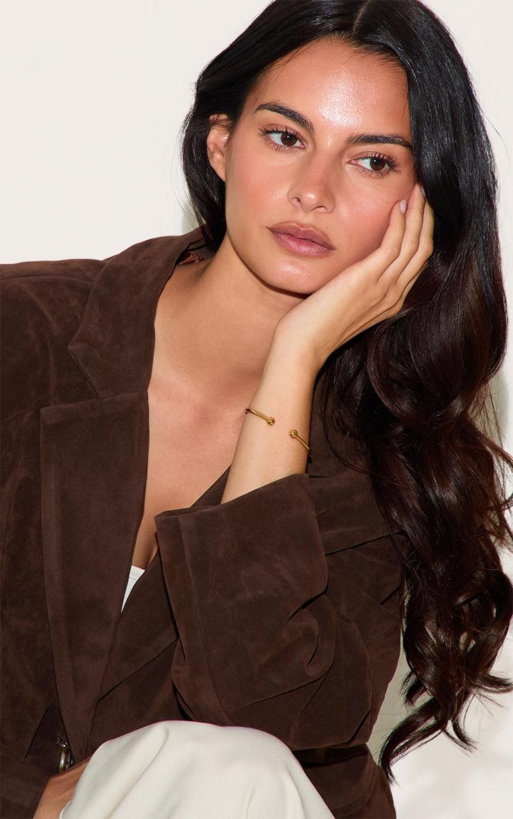 Real Gold Plated Simple Thin Bangle Product Image