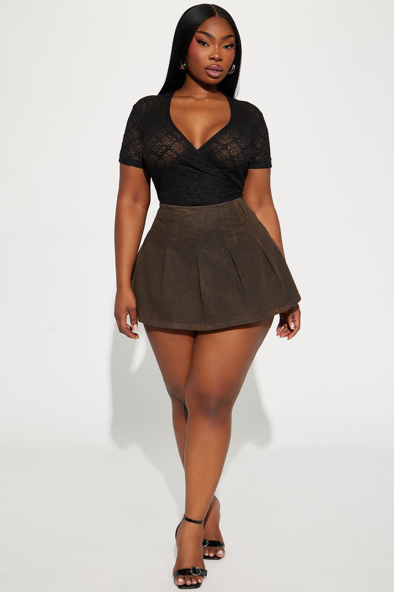 Leilani Lace Wrap Top - Black Product Image