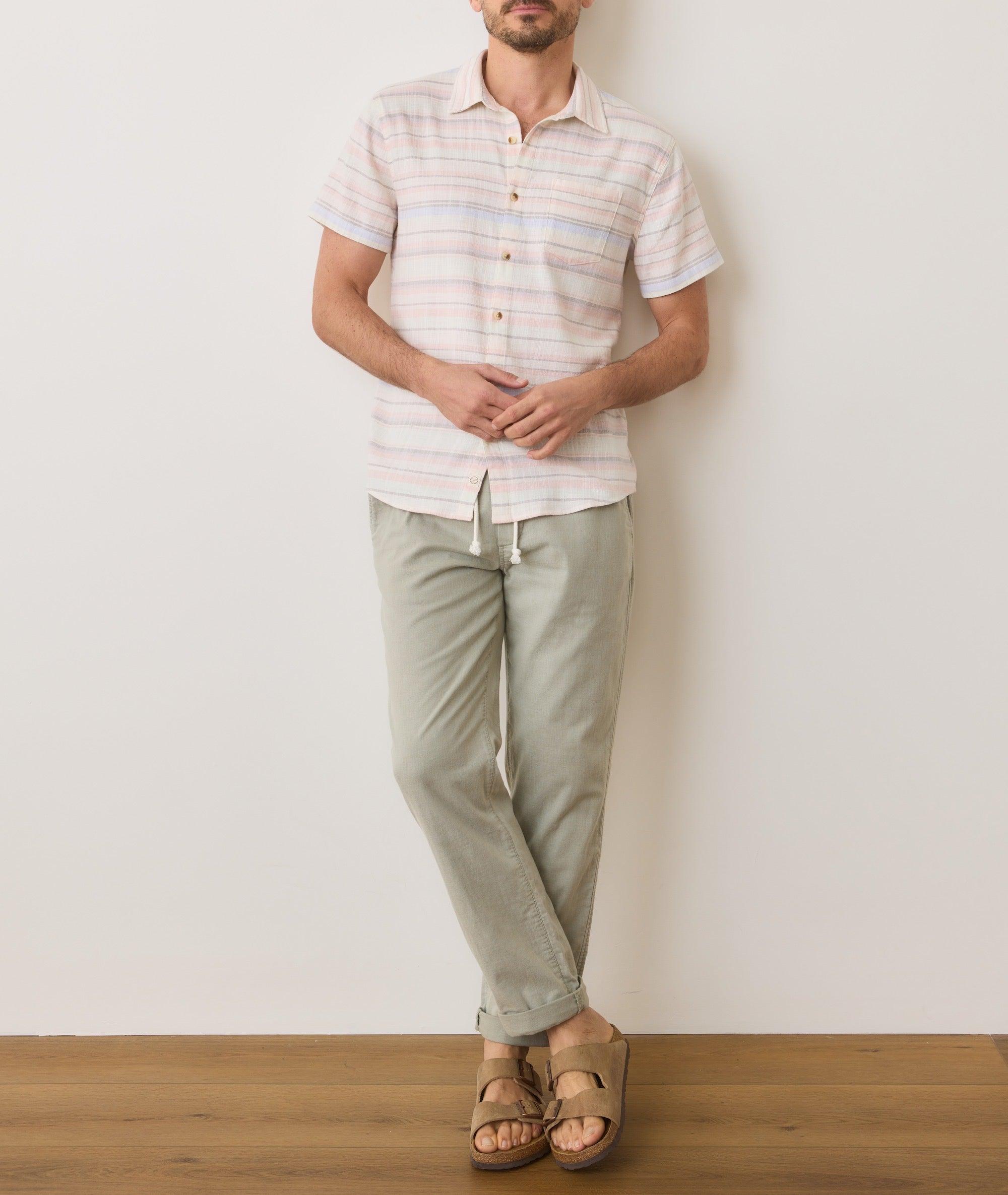 Stretch Selvage Short Sleeve Shirt Product Image