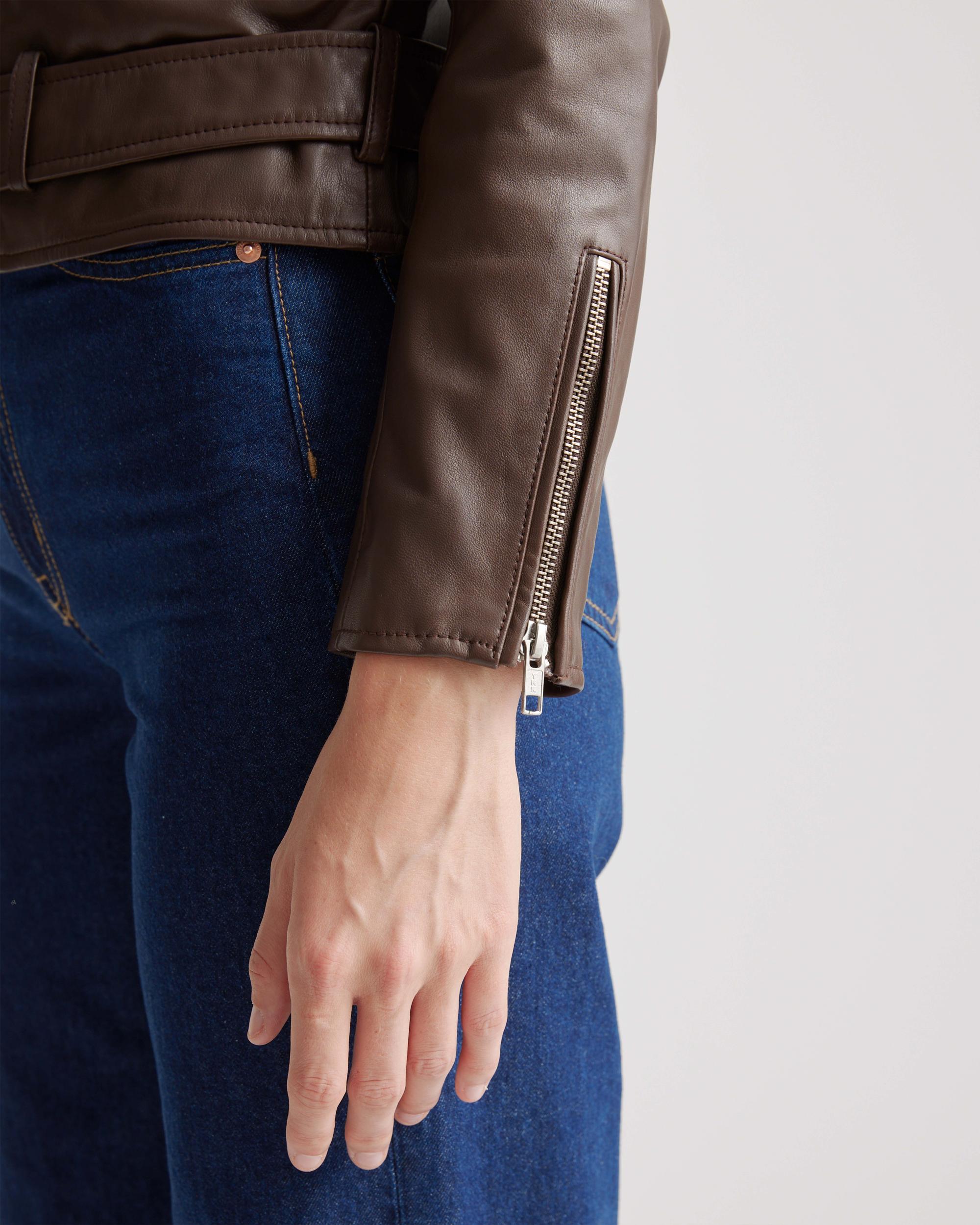 Quince | Women's Motorcycle Jacket Leather Product Image