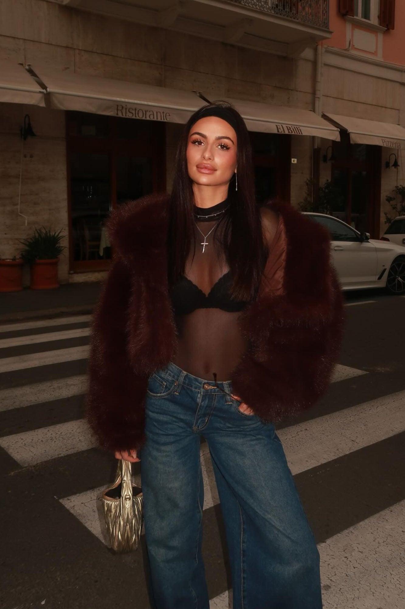 Marley Mesh Bodysuit - Black Product Image