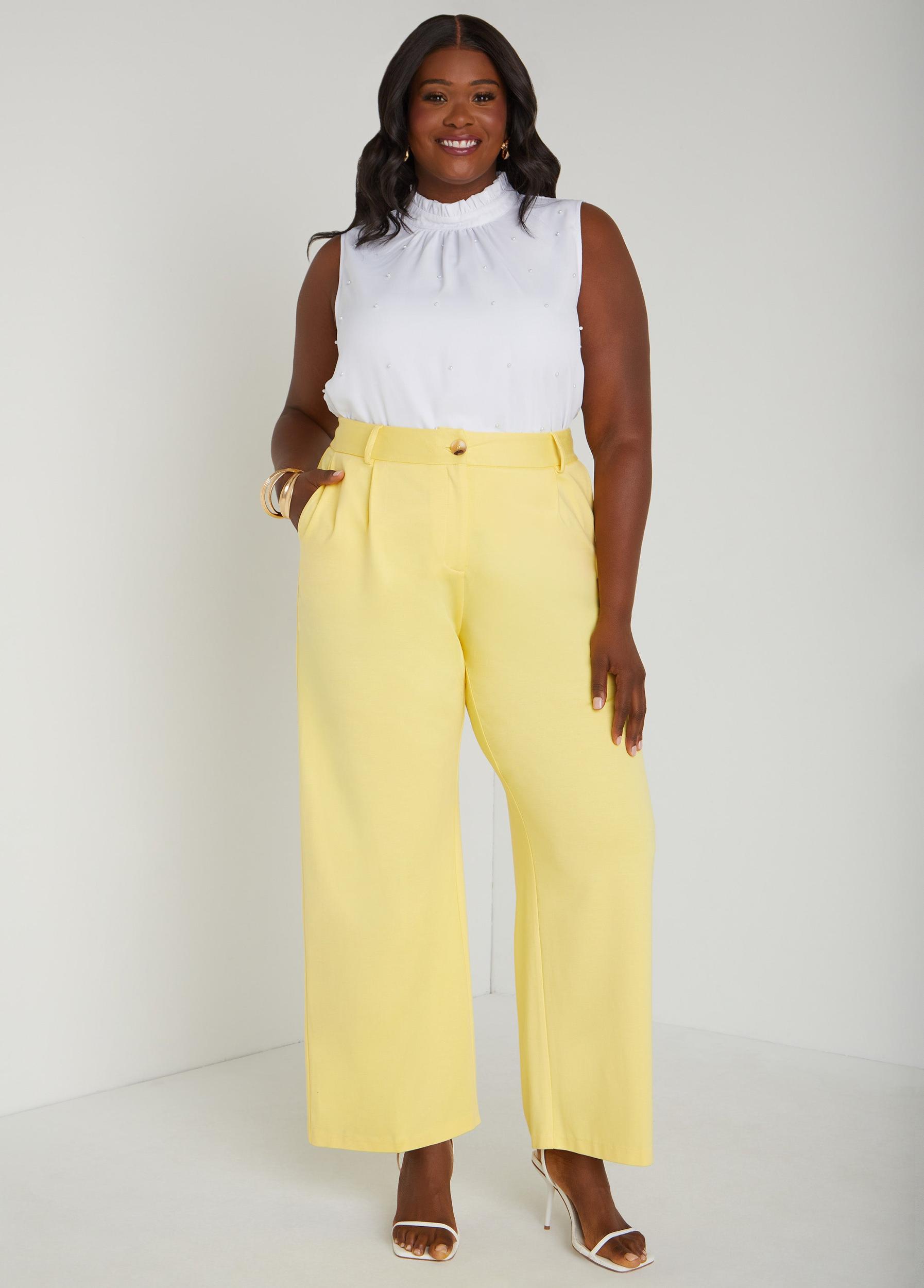 Faux Pearl Crepe Blouse Product Image