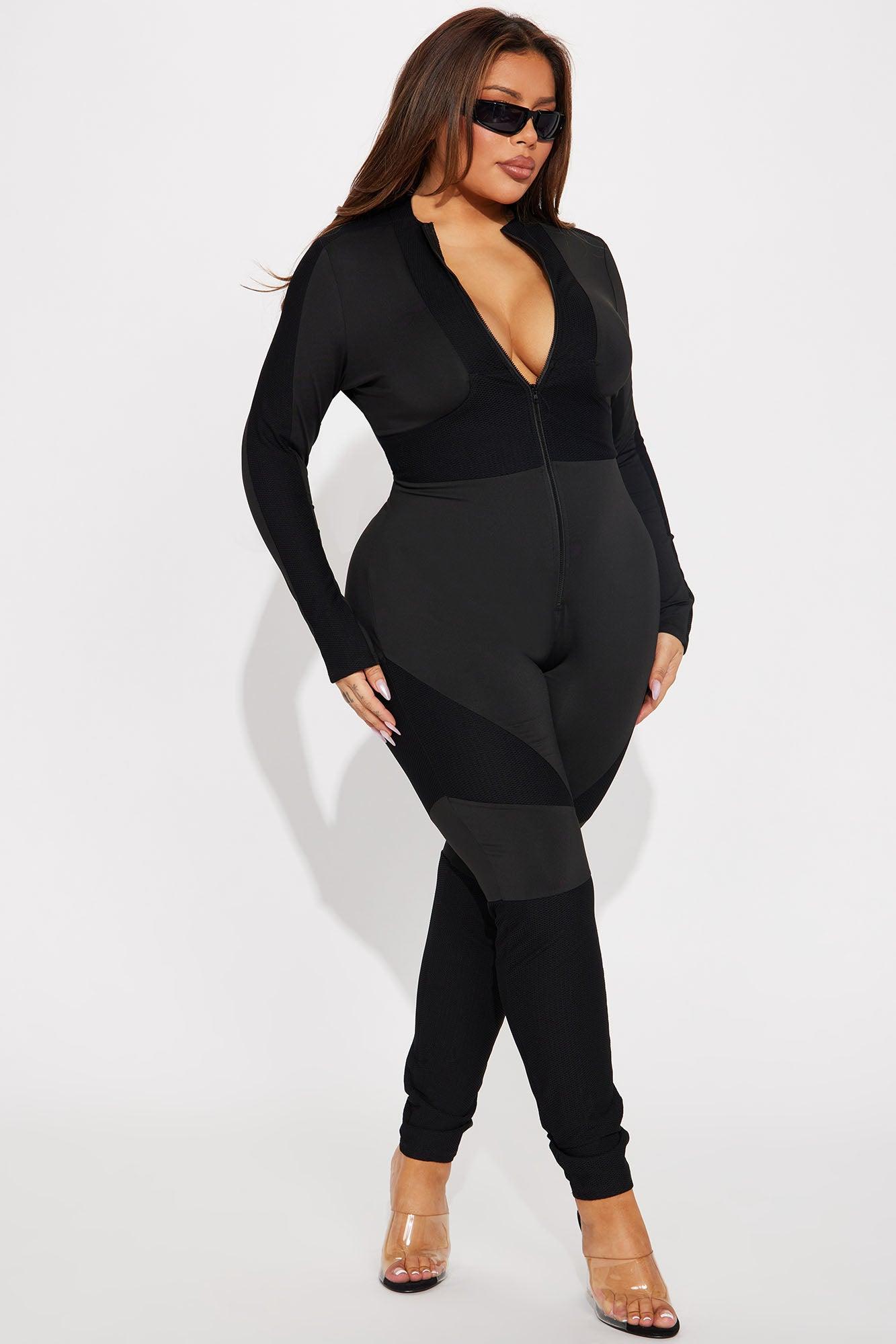 Level Up Jumpsuit - Black Product Image