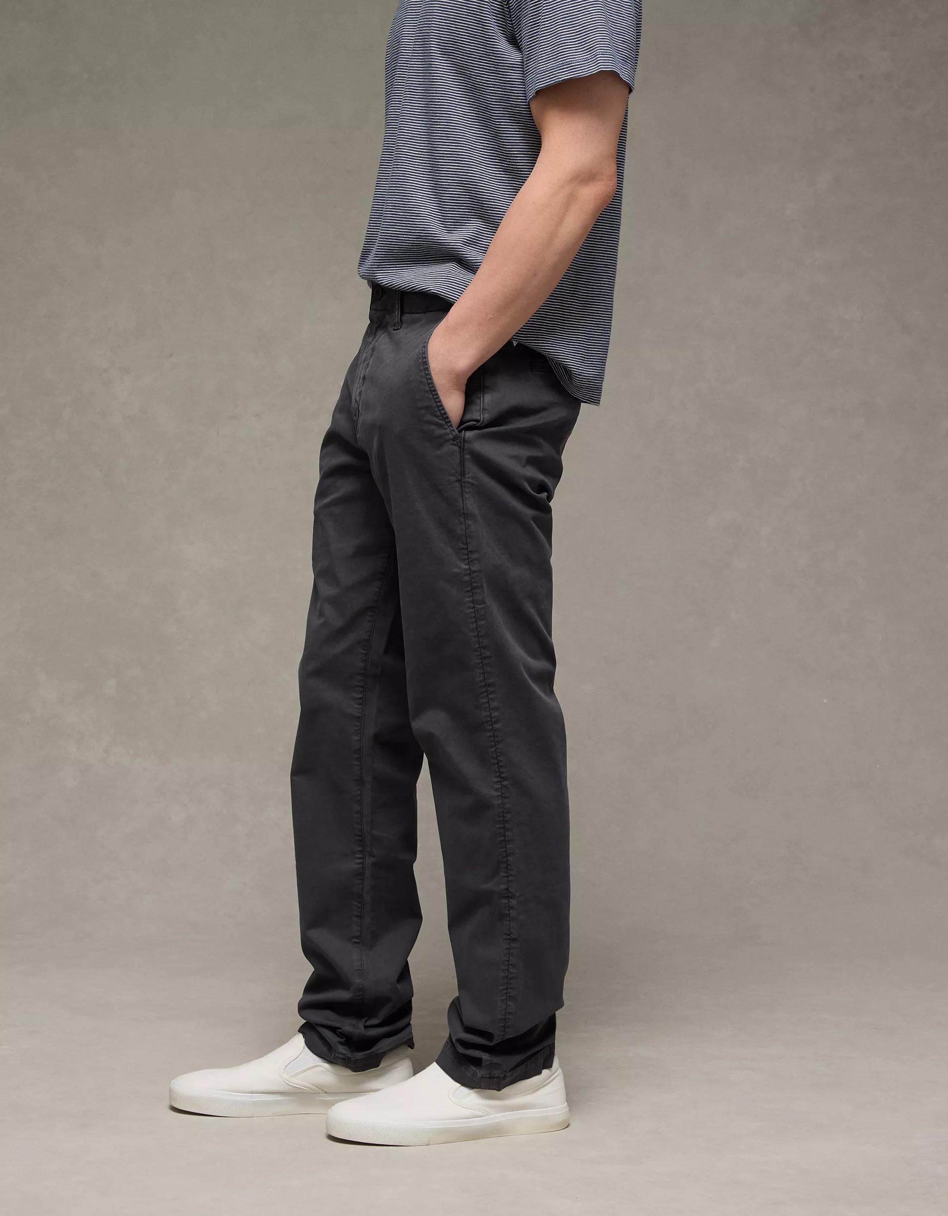AE Flex Original Straight Lived-In Khaki Pant Product Image