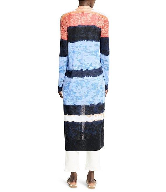 NIC + ZOE Painted Peninsula Open Front Long Sleeve Cardigan Product Image