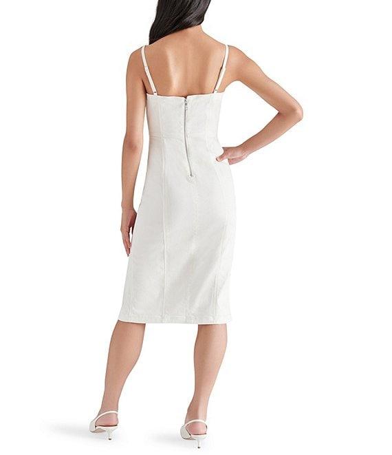 Steve Madden Giselle Denim Scoop Neck Sleeveless Dress Product Image