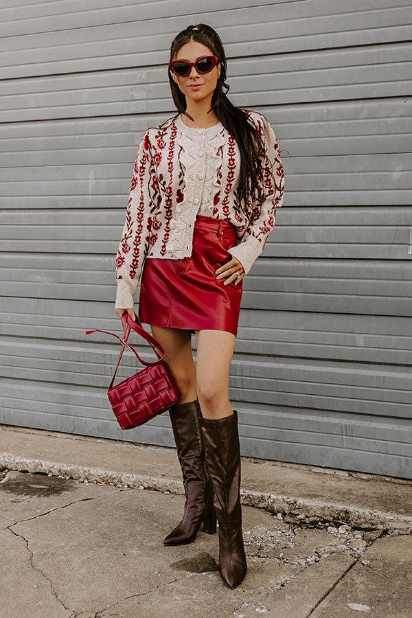 Charming Glance Floral Sweater Product Image