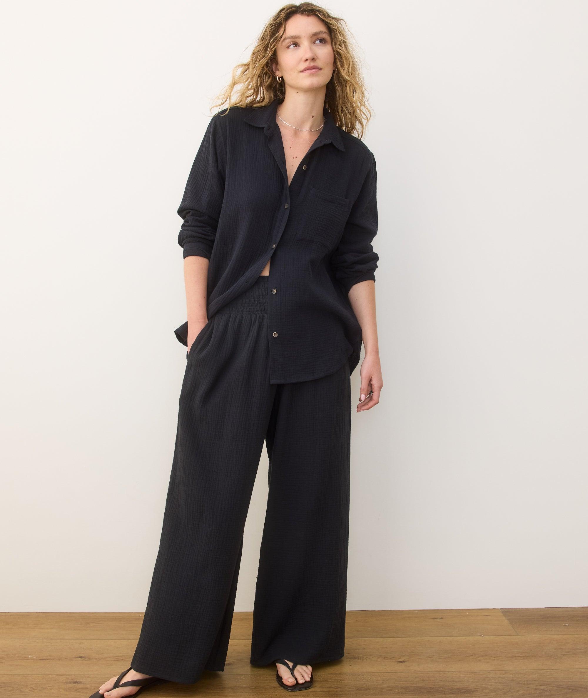 Jane Relaxed Double Cloth Shirt Product Image