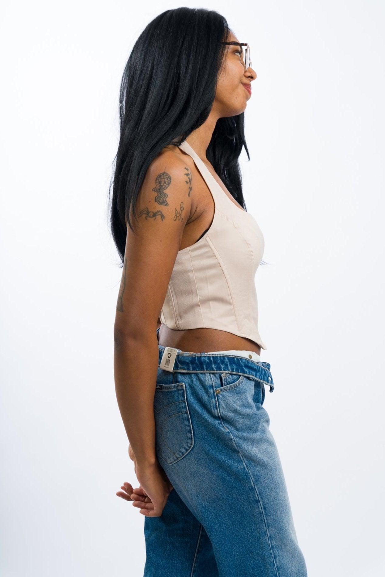 Nia Anise Corset  - Champagne Product Image