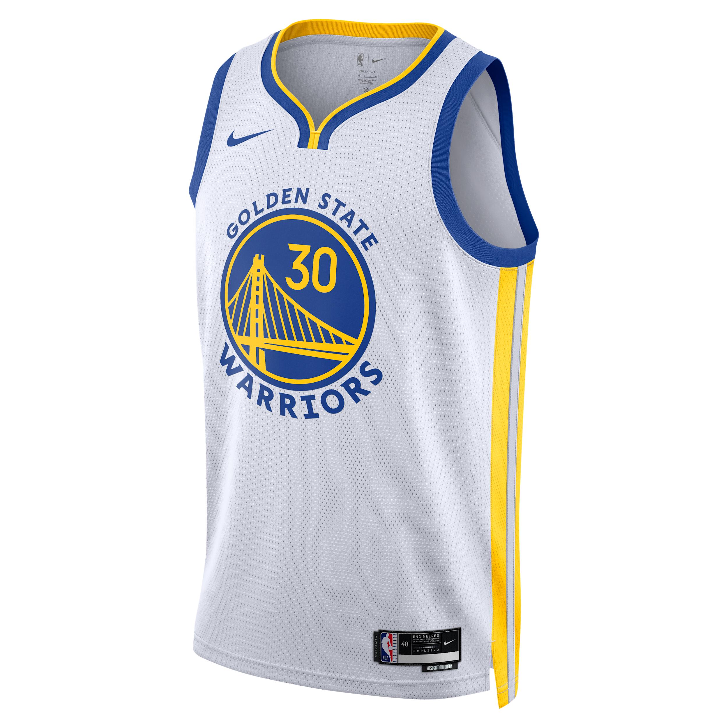 Golden State Warriors Association Edition Nike Mens Dri-FIT NBA Swingman Jersey | DN2077-100 Product Image