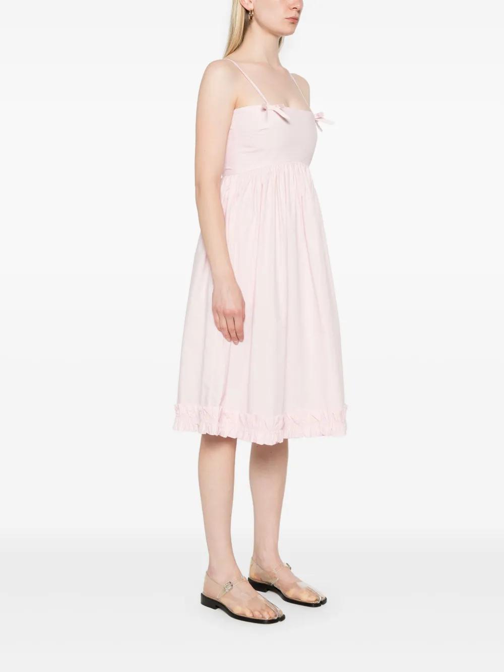 poplin strap midi dress Product Image
