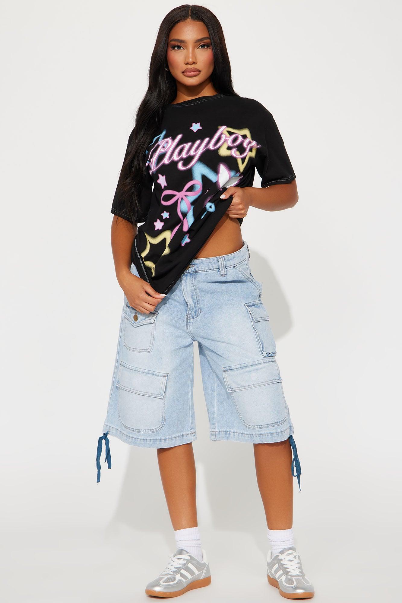 Playboy Y2K Graphic Tee - Black Wash Product Image