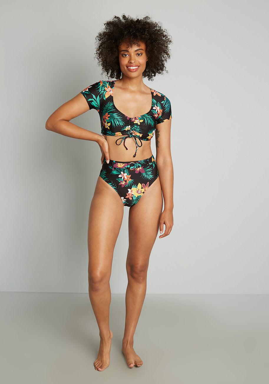 Boardwalk Bliss High-Waisted Bikini Bottom (Final Sale) Product Image