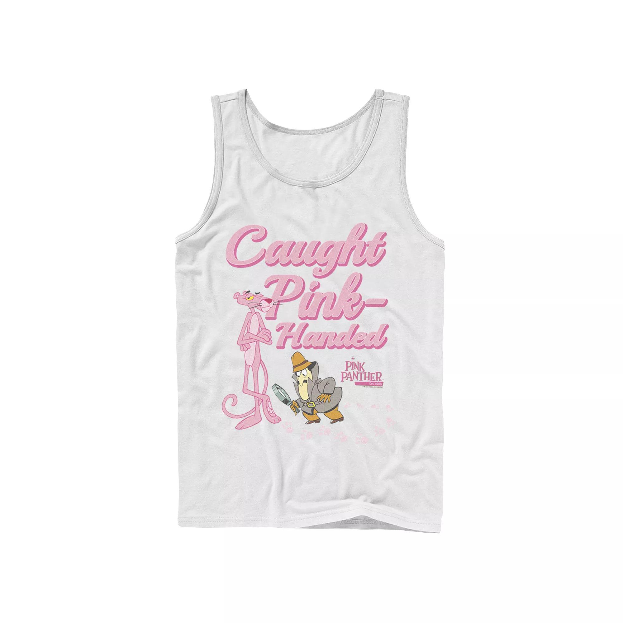 Men's Pink Panther Caught Pink-Handed Tank Top,  Product Image
