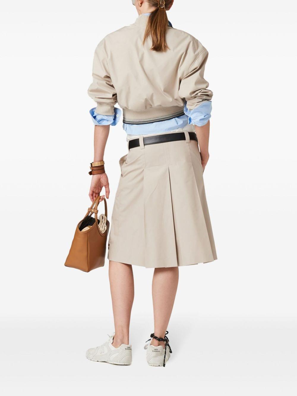 Panama cropped bomber jacket Product Image