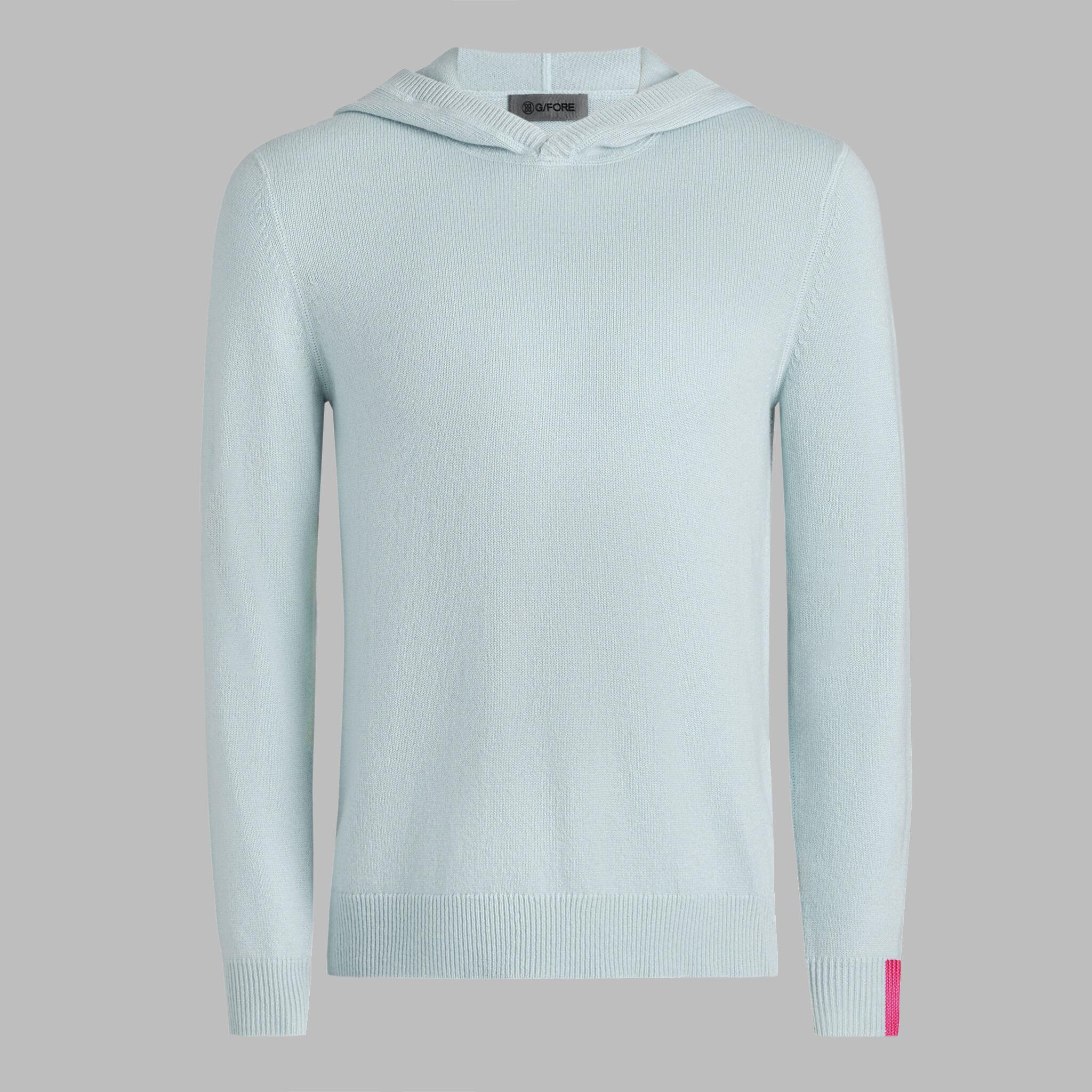 WASHABLE CASHMERE HOODED SWEATER Product Image