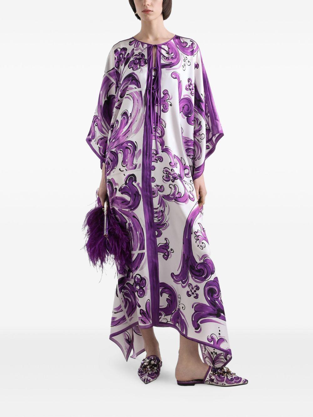 Majolica-print dress Product Image