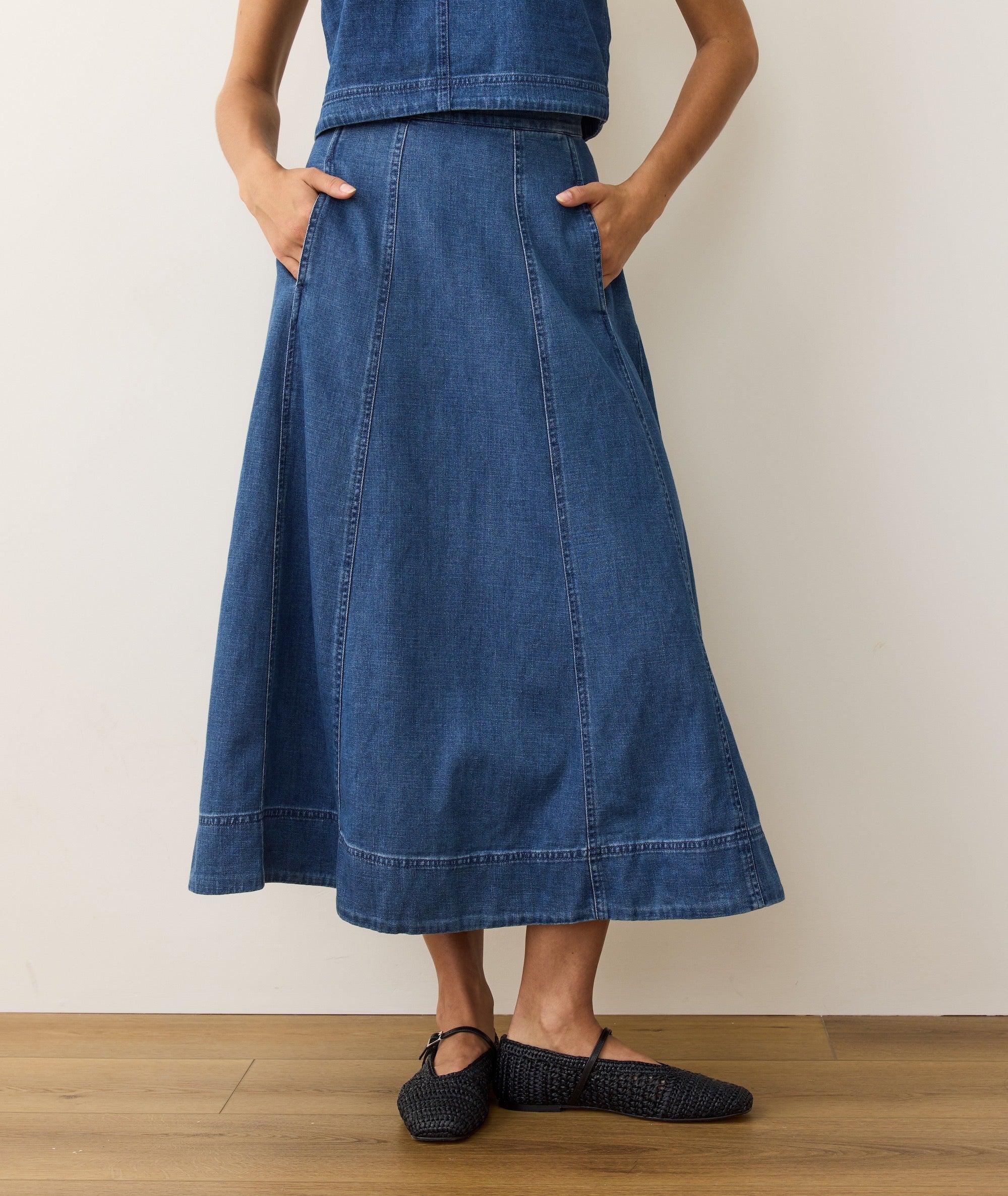 Lainey Denim Skirt Product Image