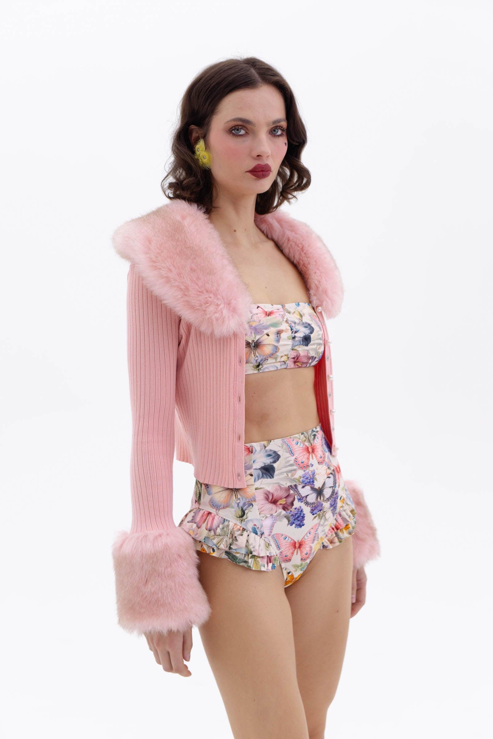 The Peach Skin Ice Skate Home Cardi Product Image