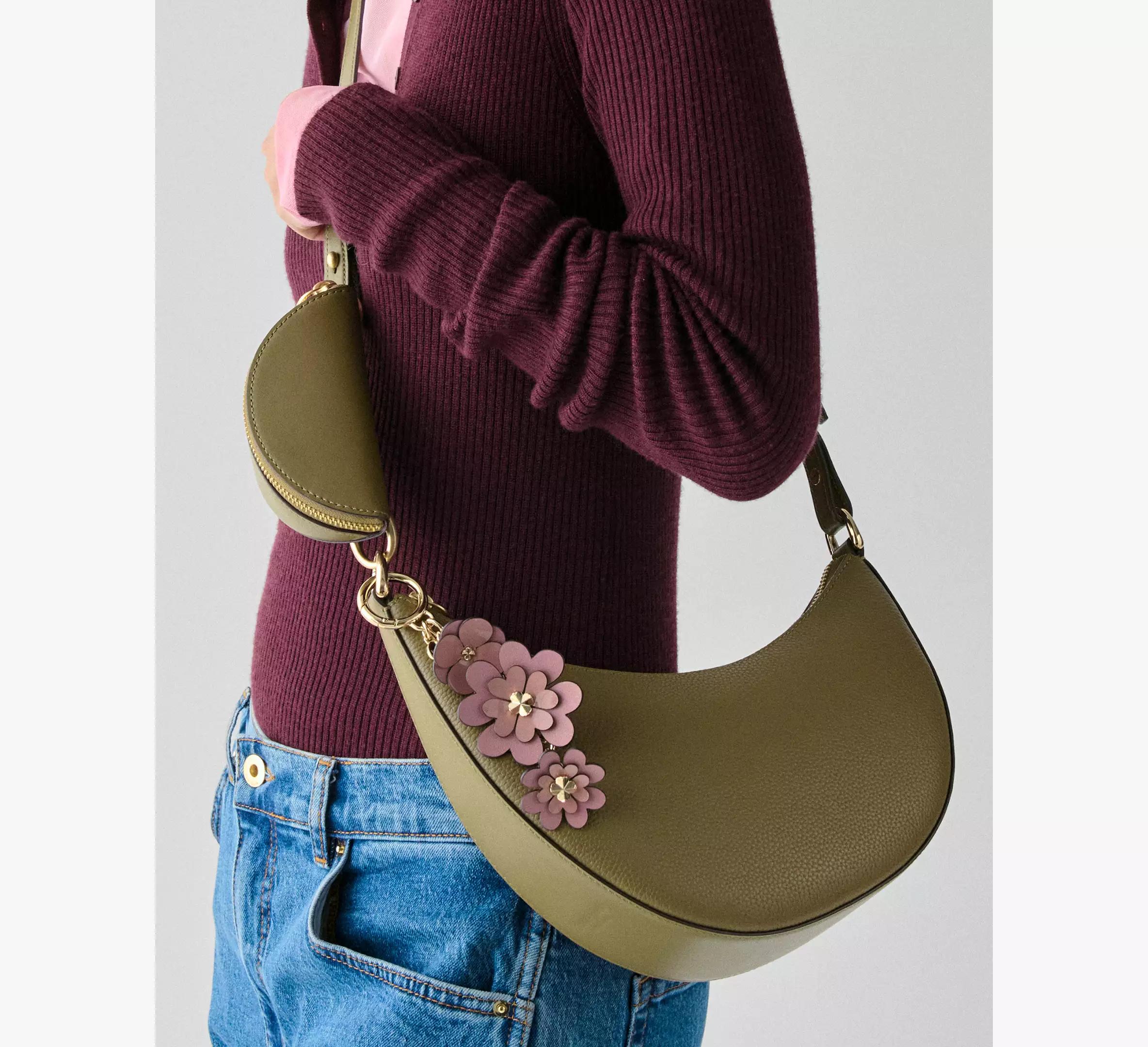 Charmed Spade Flower Bag Charm Product Image