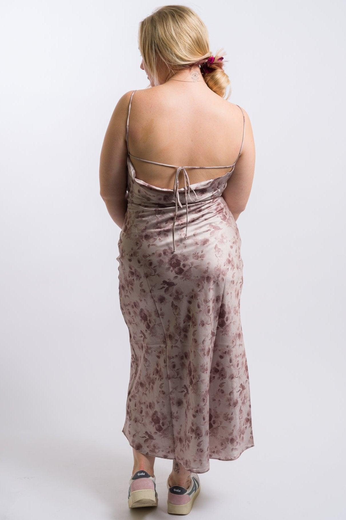 Nia Melanie Maxi Dress - Truffle Product Image