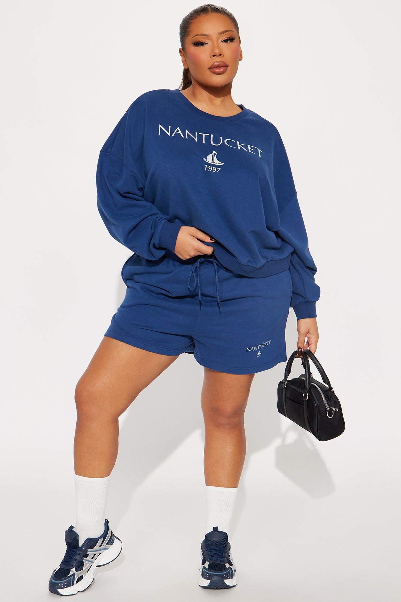 Nantucket Coast Short Set - Navy Product Image