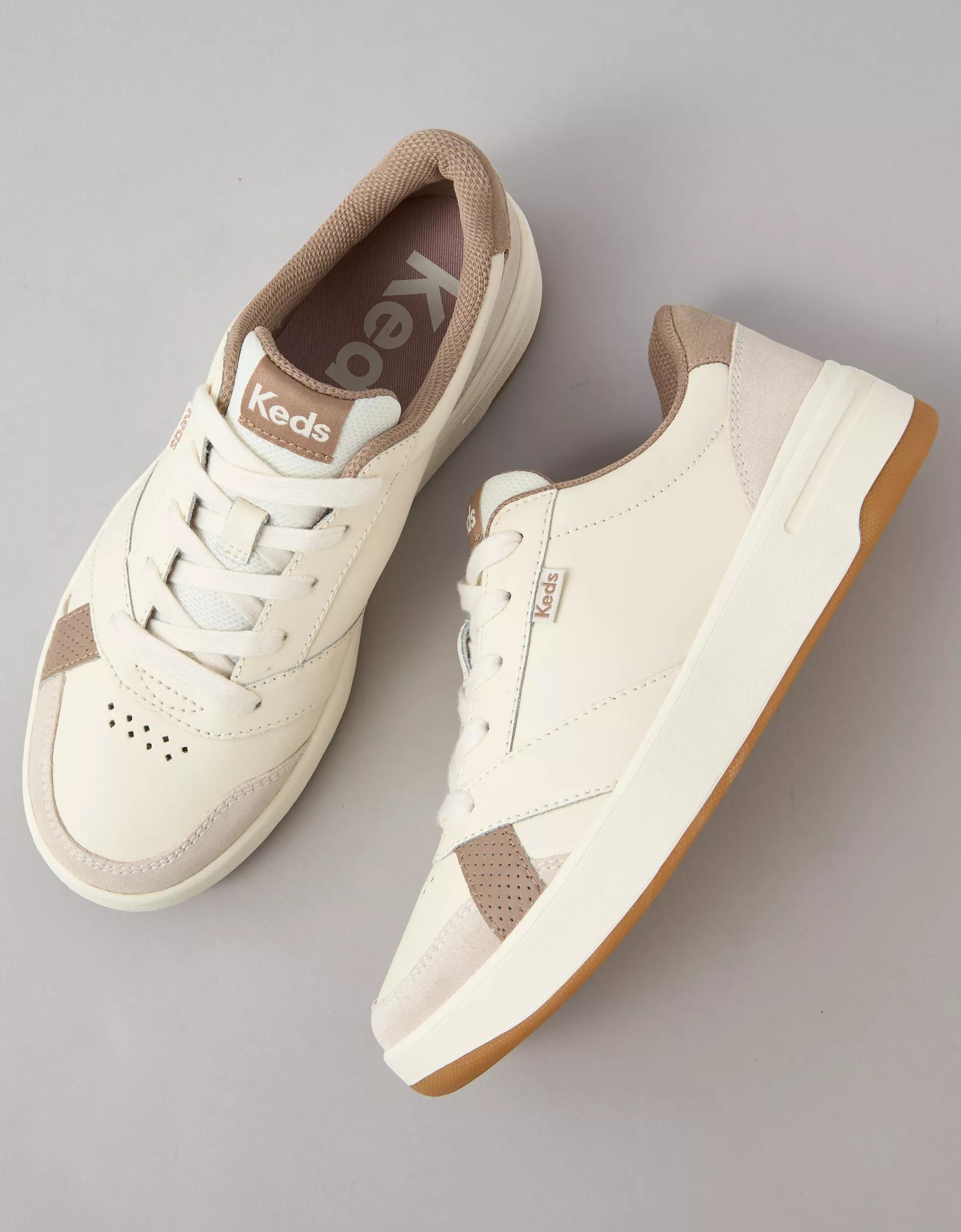 Keds The Court Leather Lace-Up Sneaker Product Image