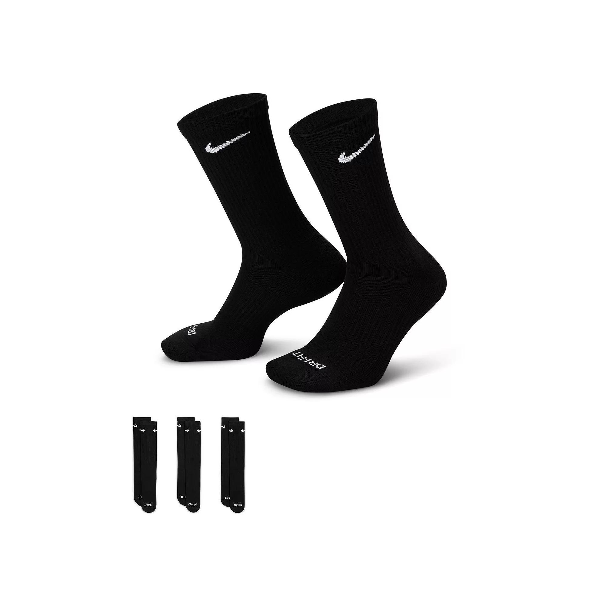Nike Unisex Everyday Plus Cushioned Training Crew Socks (3 Pairs) Product Image