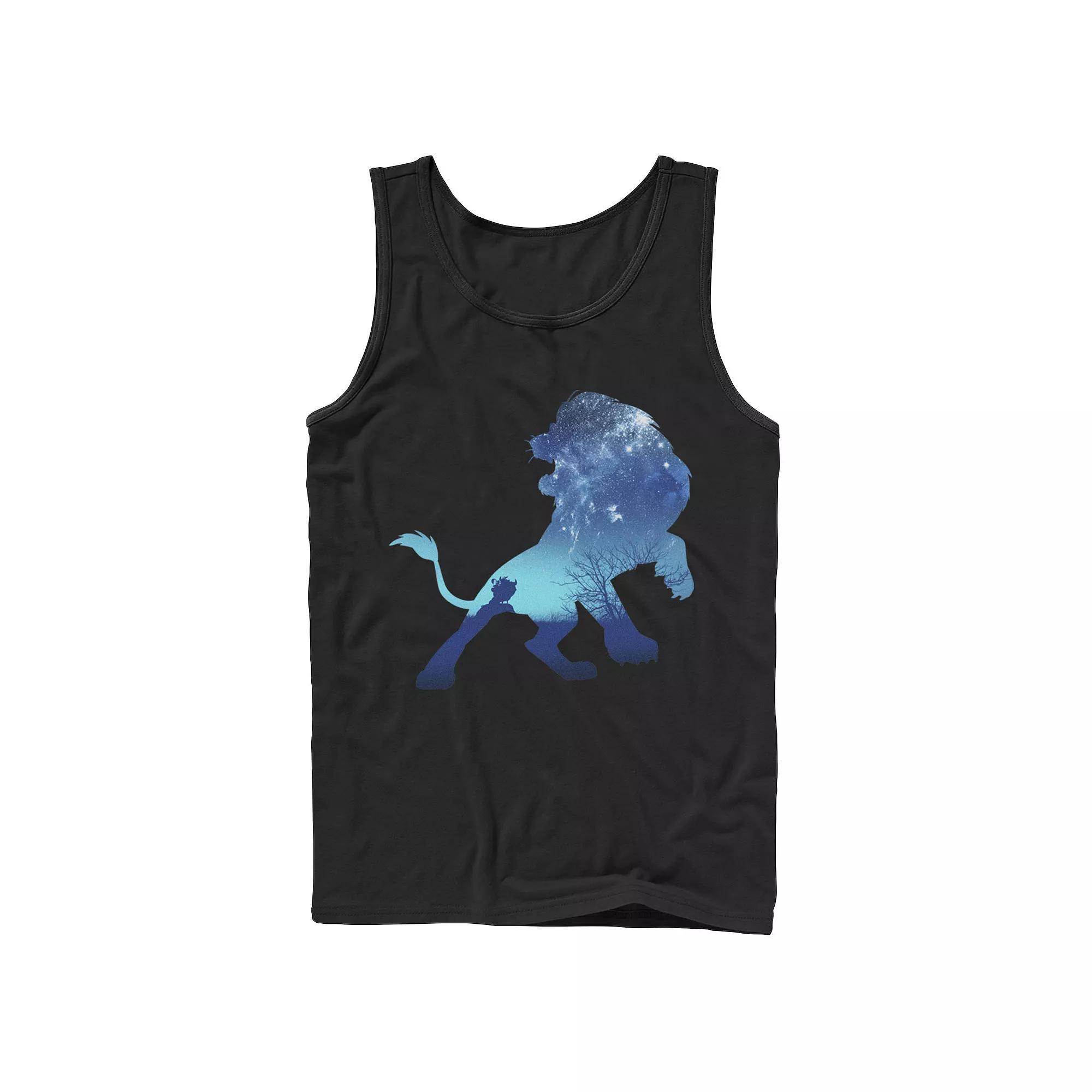 Disney's The Lion King Simba Men's Sky Silhouette Tank Top,  Product Image