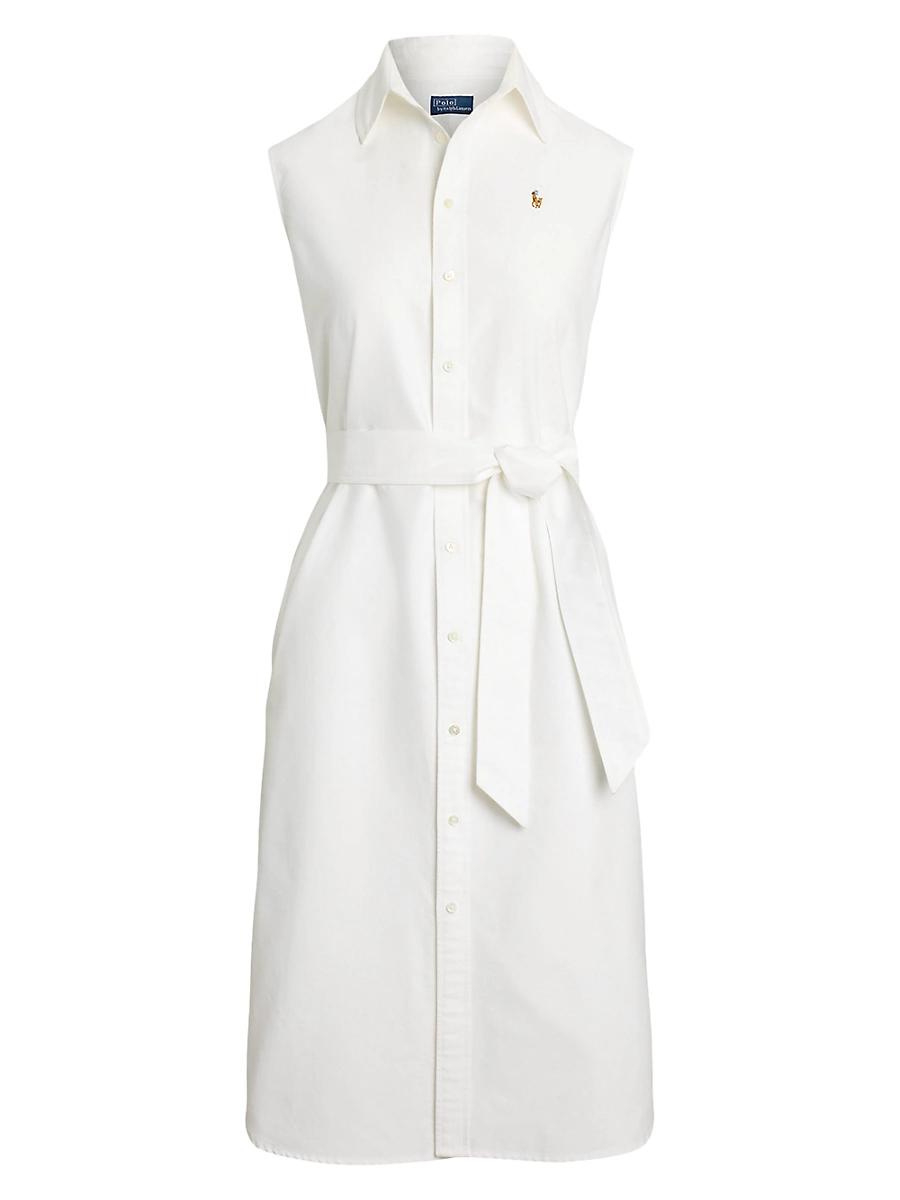 Womens SLS Dad Stripped Cotton Shirtdress Product Image