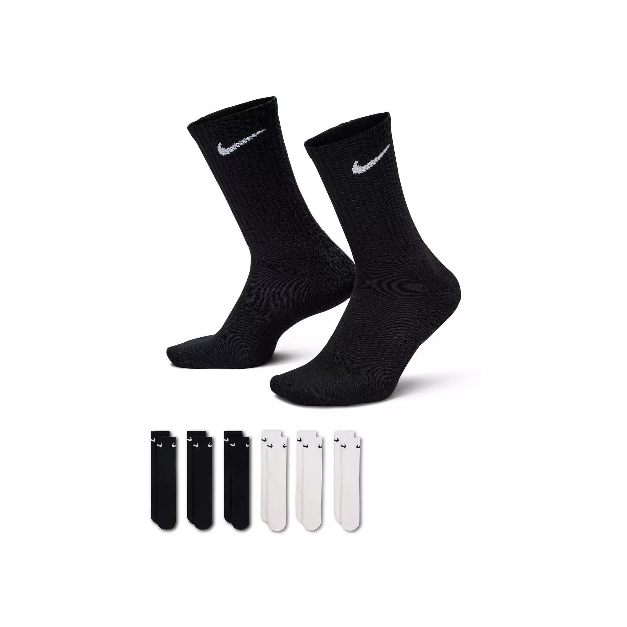 Women's Nike Everyday 6-pk. Cushioned Training Crew Socks,  Product Image