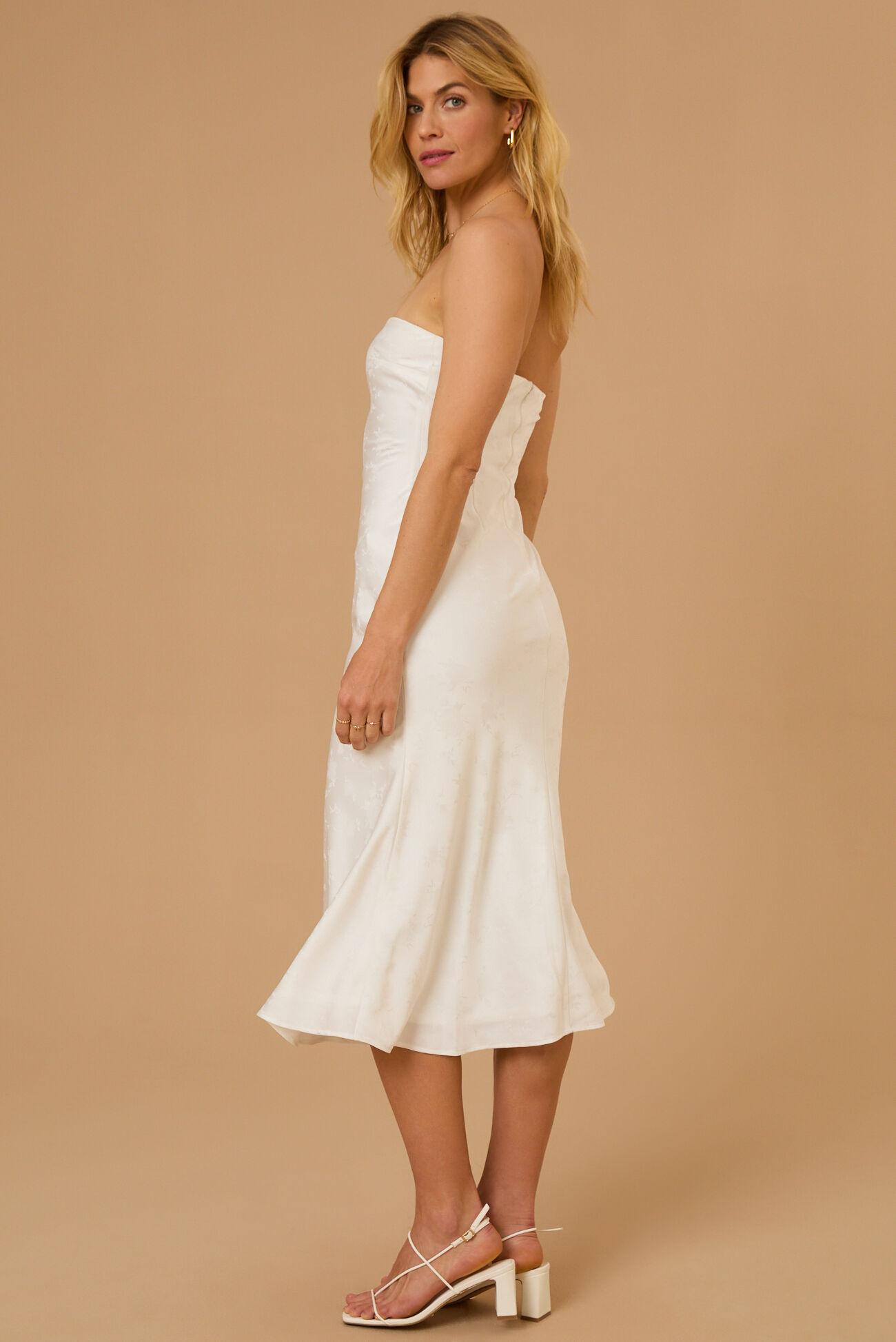 Piper Satin Midi Dress Product Image