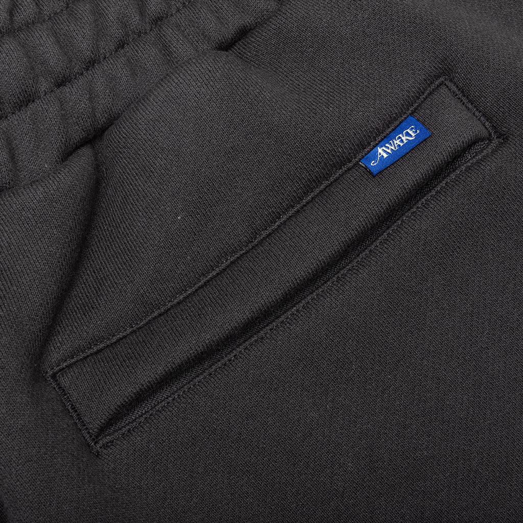 Debossed Sweatshorts - Black Male Product Image