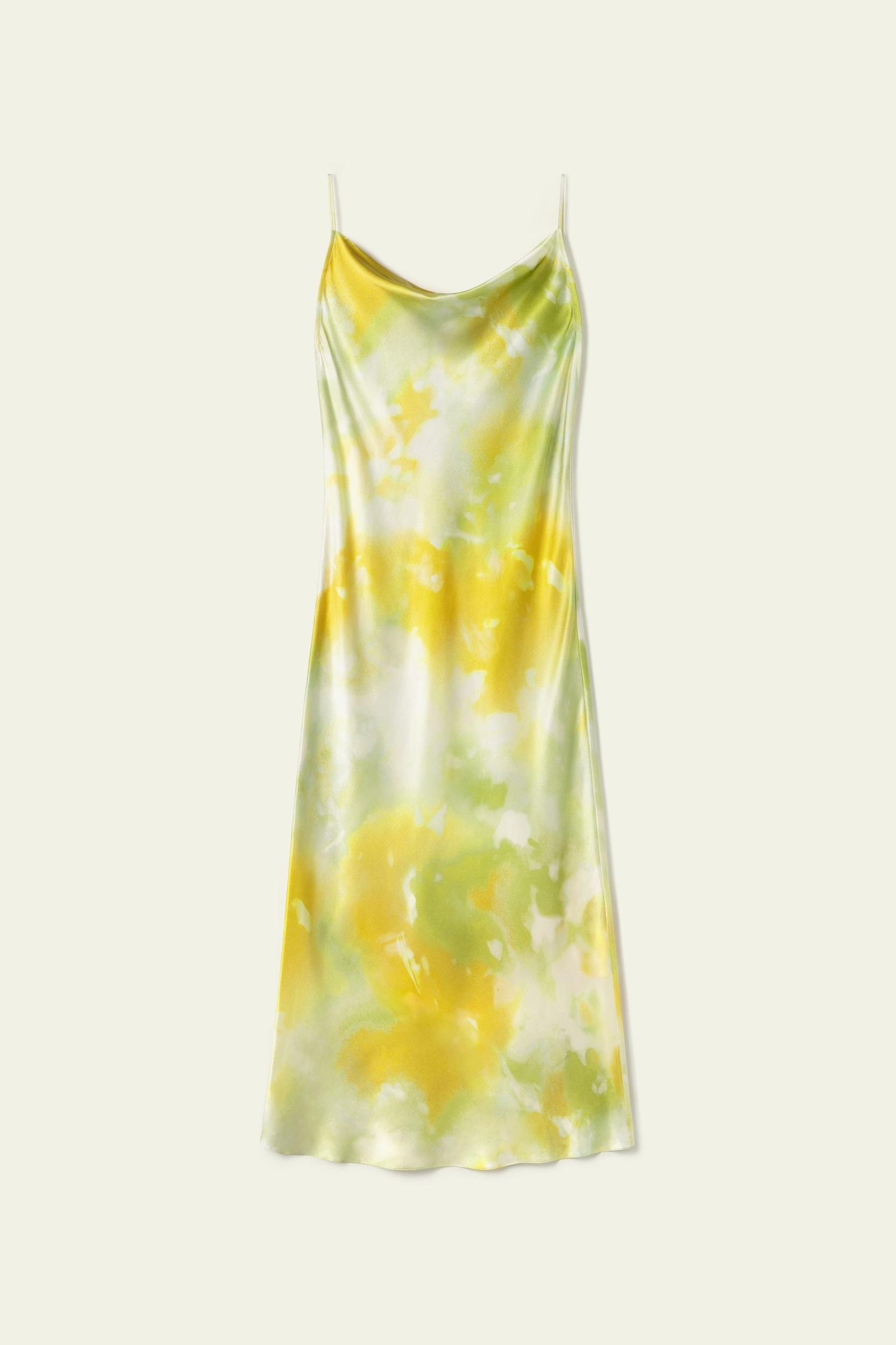 Print Silk Cami Dress Product Image