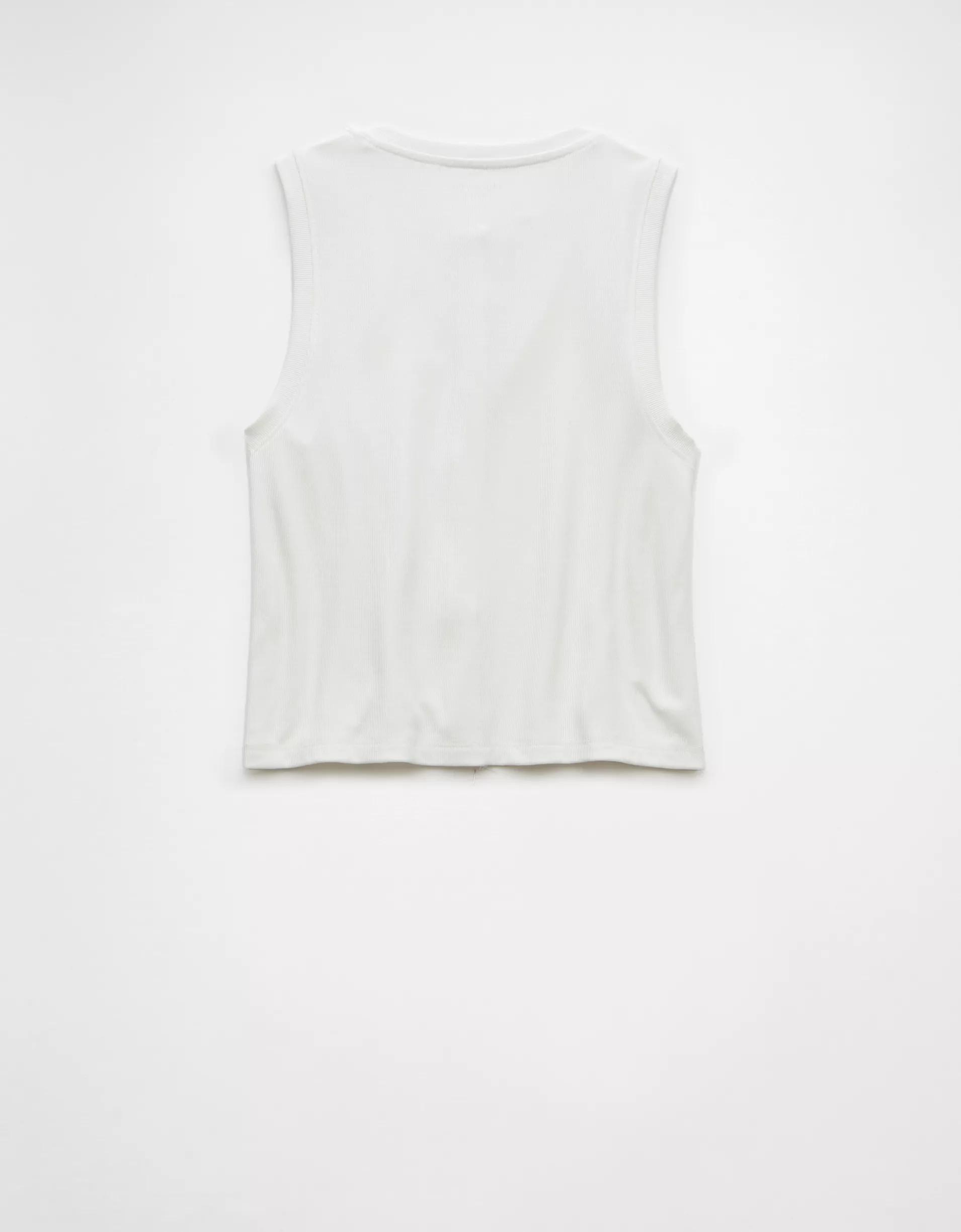 AE Button-Up Tank Top Product Image