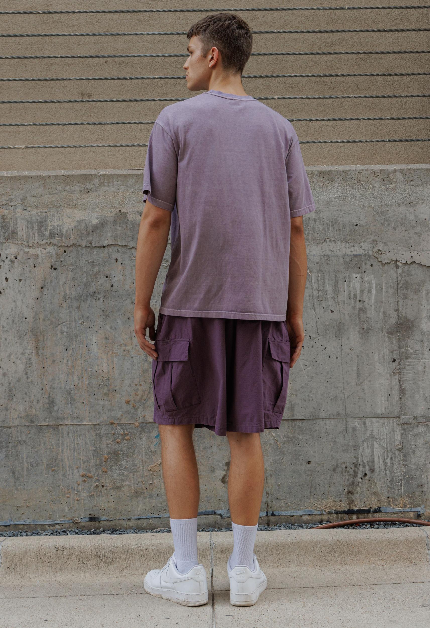 Cargo Shorts in Plum Product Image