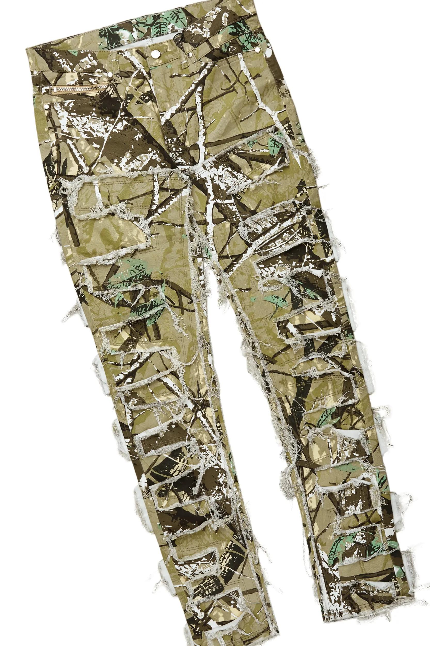 Lake White/Tree Camo T-Shirt/Slim Jean Bundle Male Product Image