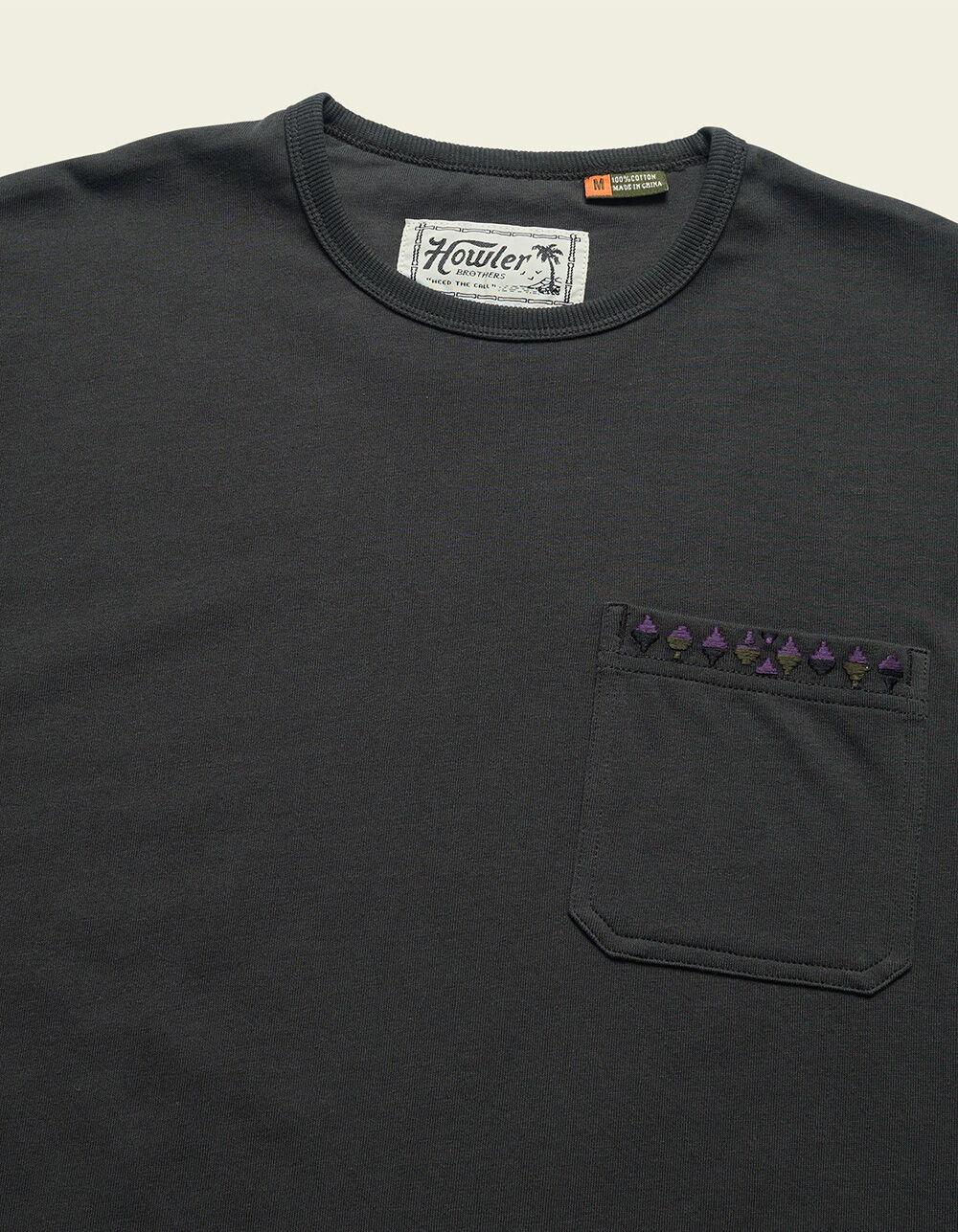 HOWLER BROTHERS Spectrum Mens Pocket Tee - PUTTY Product Image
