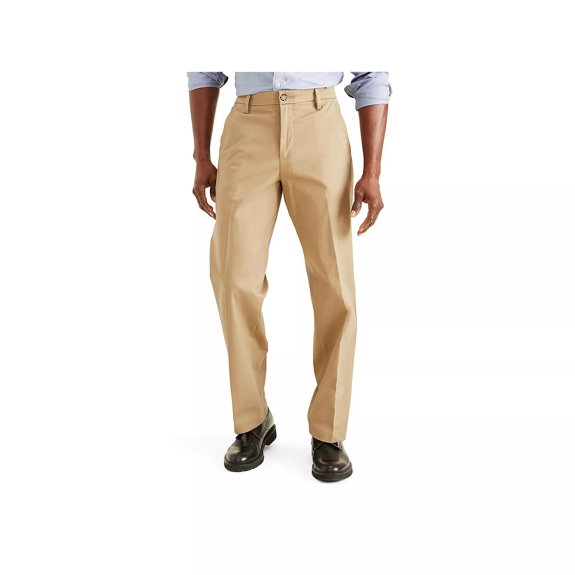 Men's Dockers® Workday Classic-Fit Smart 360 FLEX Khaki Pants, Size: 38 X 32, British Green Product Image
