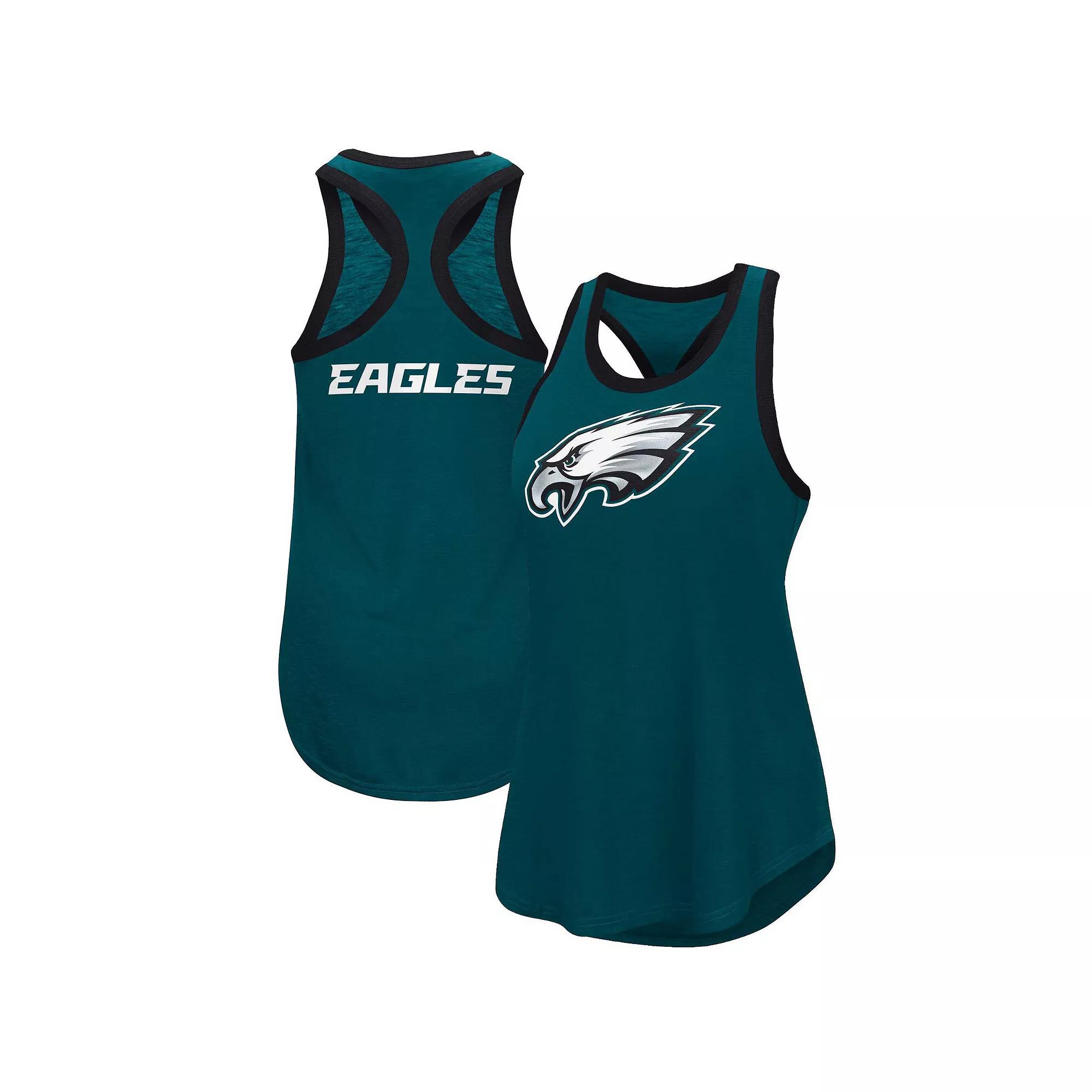 Women's G-III 4Her by Carl Banks Midnight Green Philadelphia Eagles Team Tater Tank Top, Size: XL Product Image