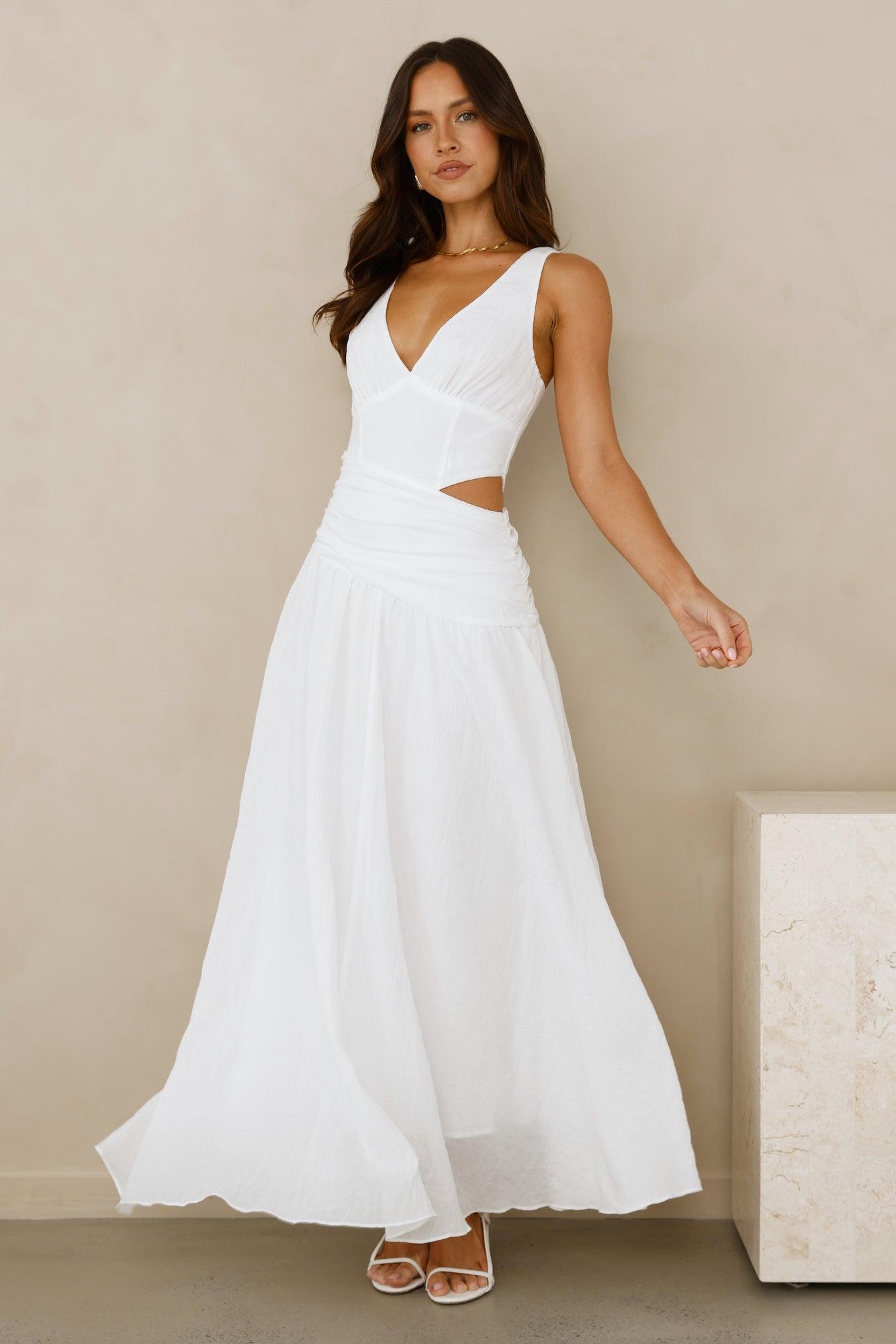 Ballet Babe Maxi Dress White Product Image