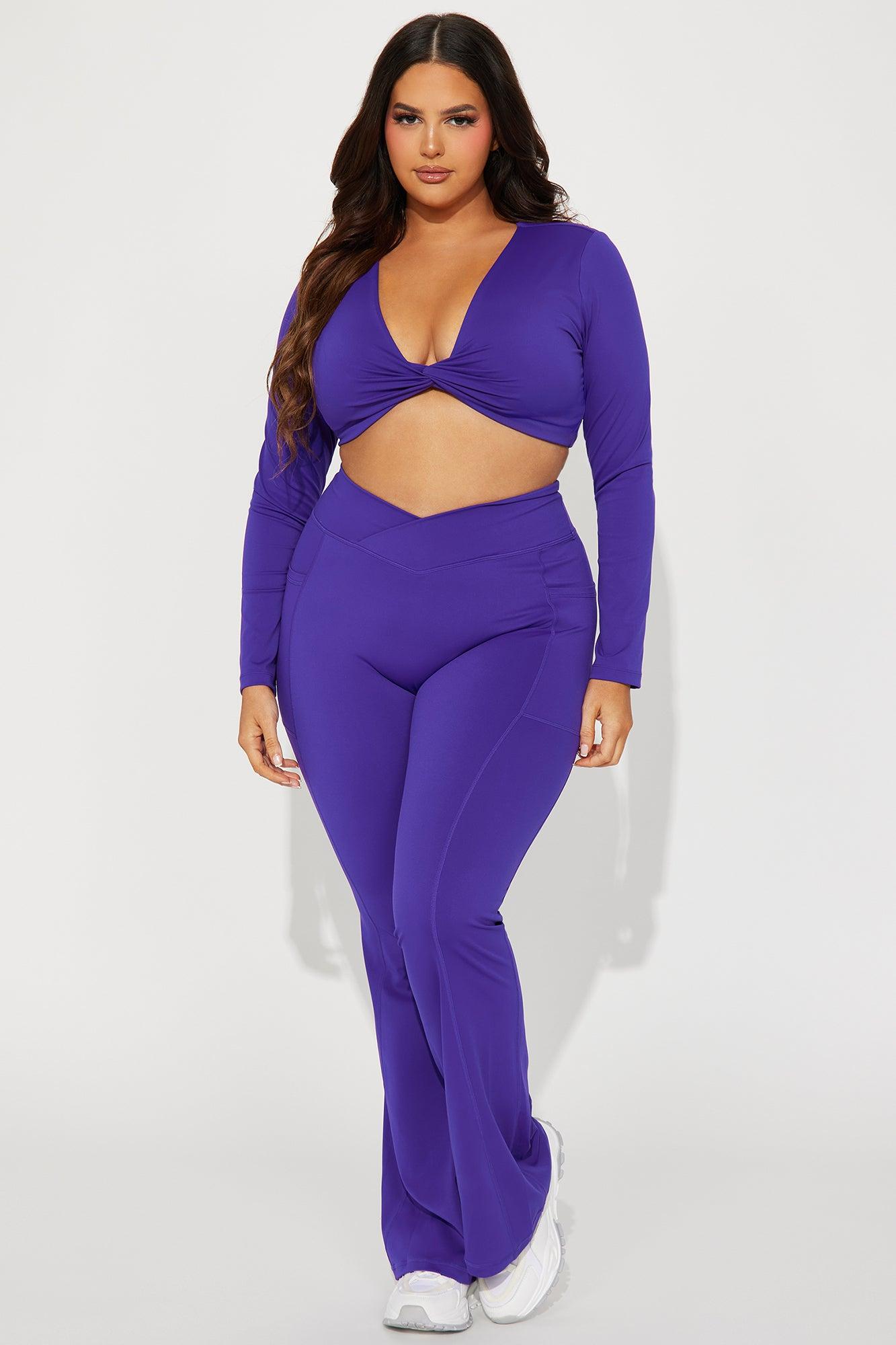 Amara Active Leggings - Plum Product Image