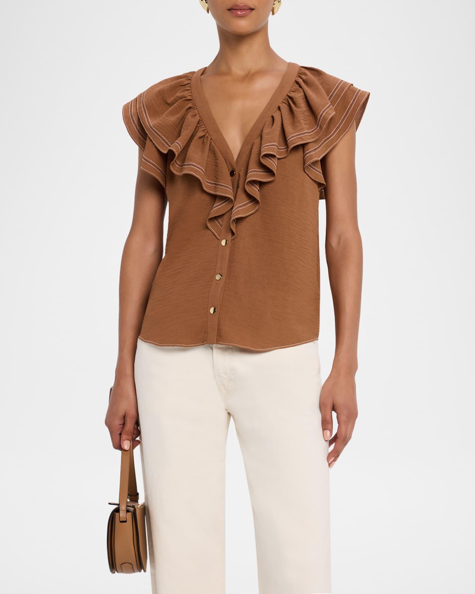 Stitch Lettie Ruffle-Trim Top Product Image