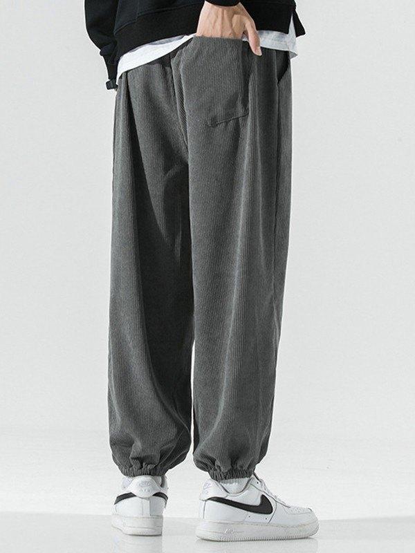 Men's Corduroy Loose Casual Jogger Pants Product Image