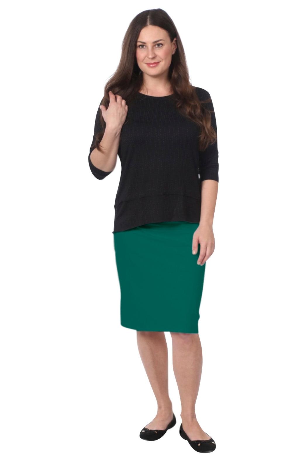 Women's Stretch Pencil Skirt Solids Product Image